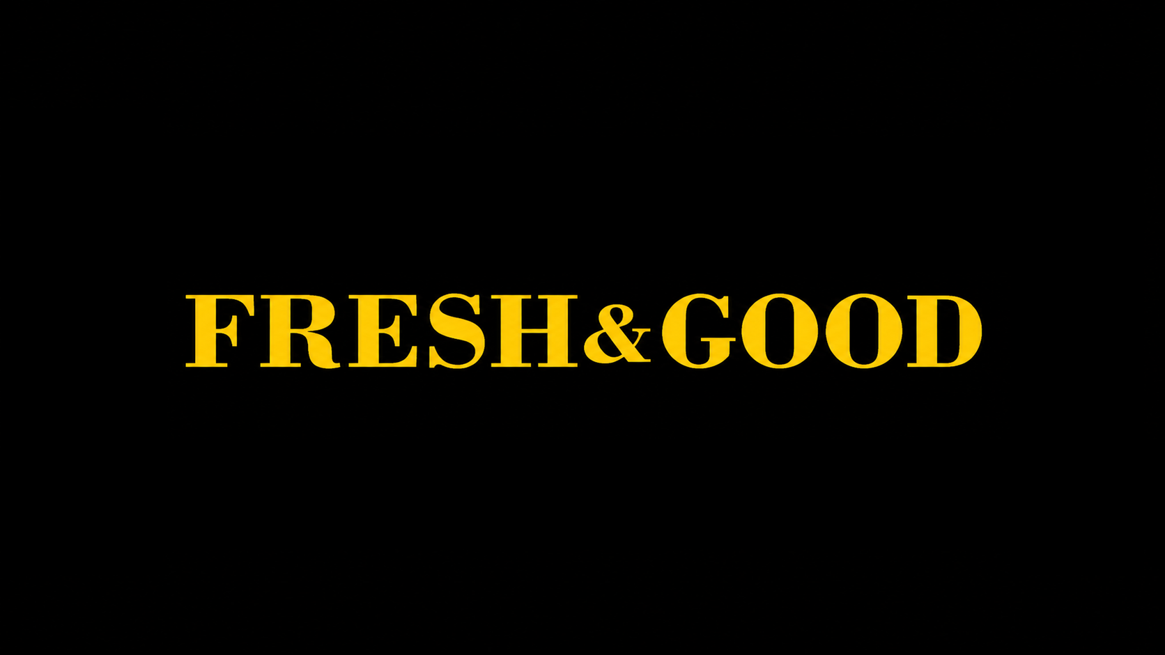Fresh&Good / Branding