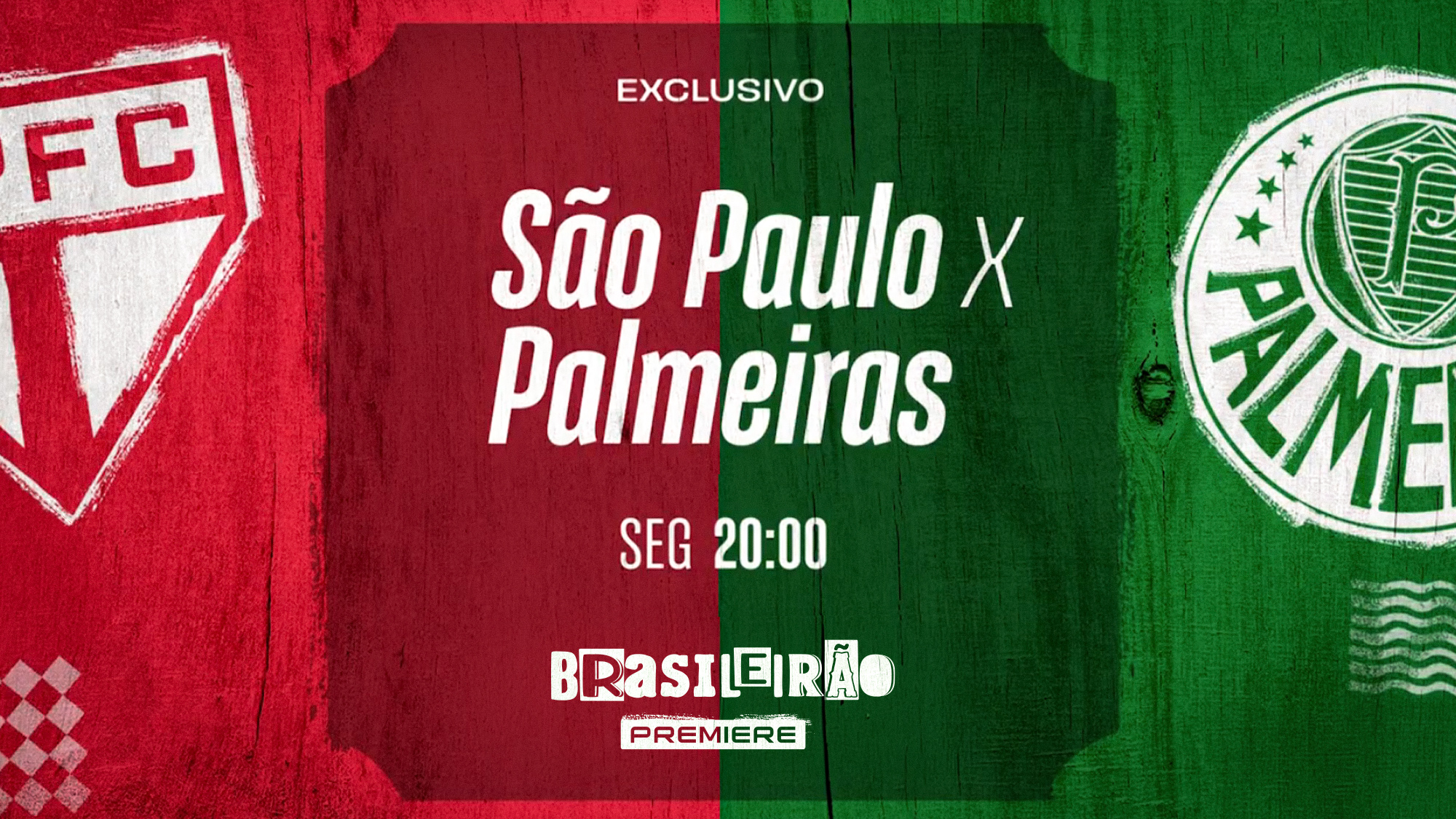 The system applied in the clubs' colours: São Paulo v Palmeiras